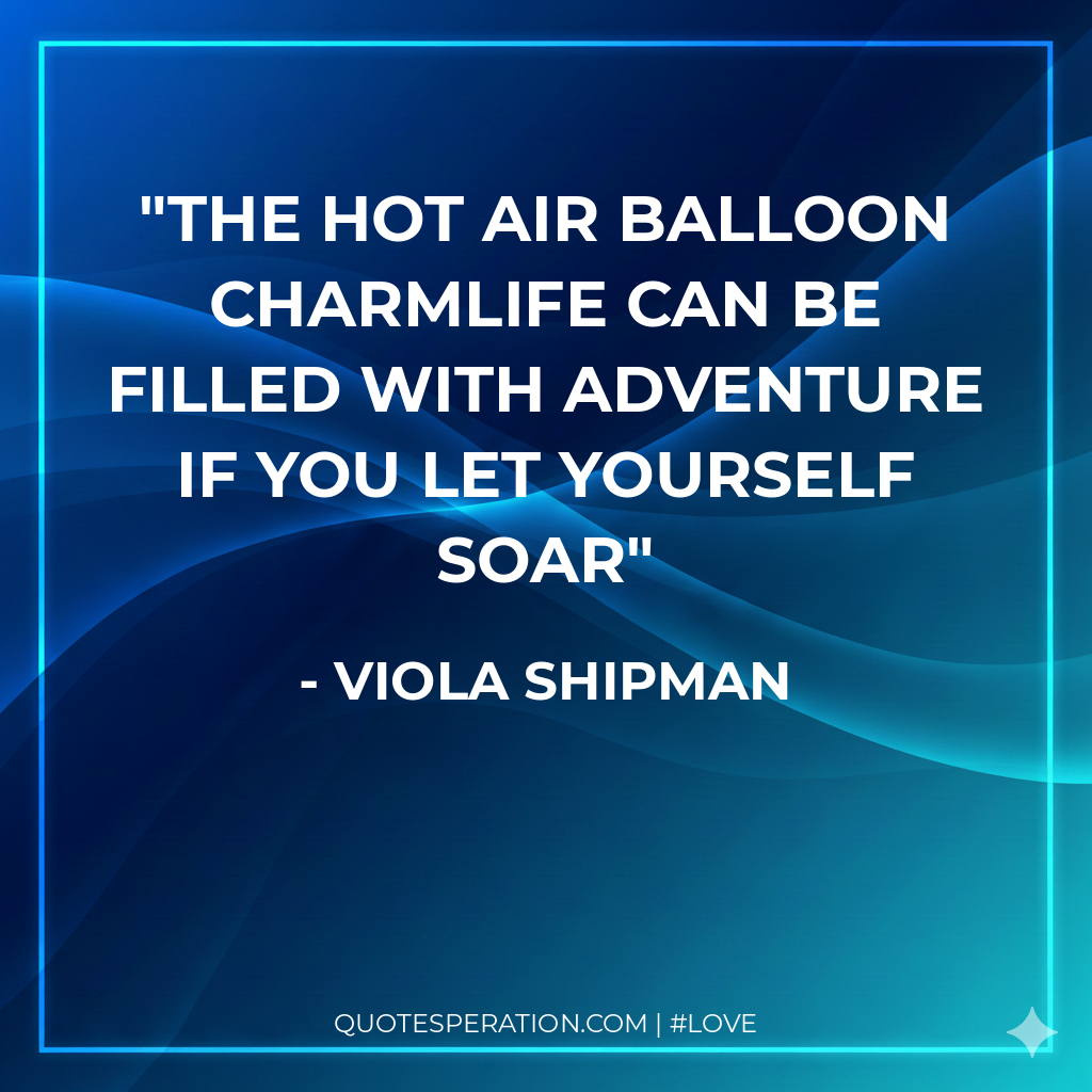 The Hot Air Balloon CharmLife Can Be Filled with Adventure If You Let Yourself Soar